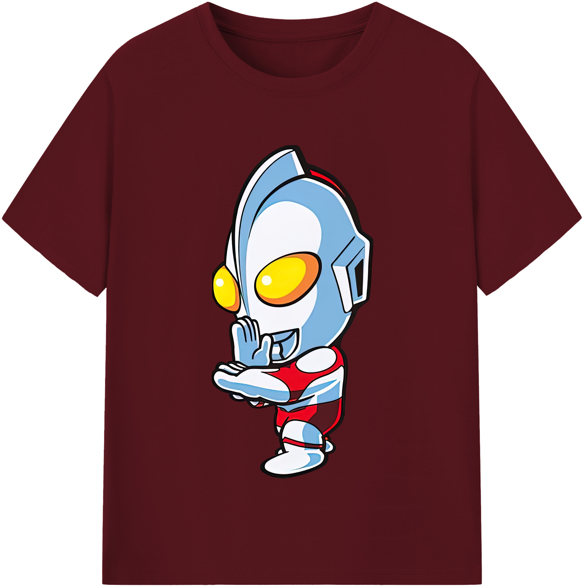 （画像用） ウルトラマン Ultraman 綿100％半袖Tシャツ（フロントプリント）